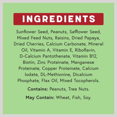 Show full view: Melody Select Nut Fruit & Berry Bird Food, 9-lb bag slide 7 of 10