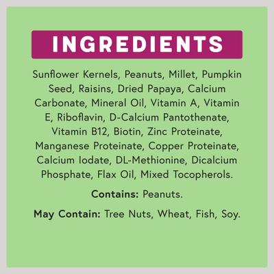 Show full view: Melody Select Waste Free Nut & Fruit Bird Food, 5-lb bag slide 7 of 10