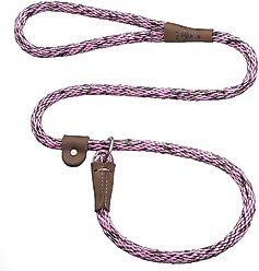Mendota Products Large Slip Camouflage Rope Dog Leash, Pink Camo, 6-ft long, 1/2-in wide