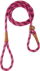 Mendota Products Large Slip Checkered Rope Dog Leash, Ruby, 6-ft long, 1/2-in wide slide 2 of 4