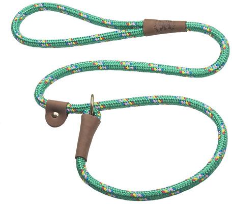 Show full view: Mendota Products Large Slip Confetti Rope Dog Leash, Kelly Confetti, 6-ft long, 1/2-in wide slide 1 of 6