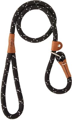 Show full view: Mendota Products Large Slip Confetti Rope Dog Leash, Night Viz Black, 4-ft long, 1/2-in wide slide 2 of 6