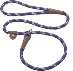 Mendota Products Large Slip Confetti Rope Dog Leash, Purple Confetti, 6-ft long, 1/2-in wide