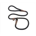 Mendota Products Large Slip Solid Rope Dog Leash, Black, 4-ft long, 1/2-in wide