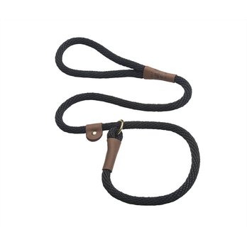 Strong Slip Rope Dog Training Leash - 4ft Heavy Duty Nylon, Padded Handle, For Medium/Large Dogs (Khaki, 1/2 Inch) - View #9
