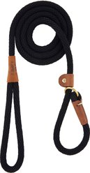 Mendota Products Large Slip Solid Rope Dog Leash, Black, 6-ft long, 1/2-in wide slide 2 of 5