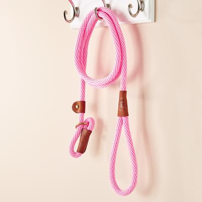 Show full view: Mendota Products Large Slip Solid Rope Dog Leash, Hot Pink, 6-ft long, 1/2-in wide slide 6 of 9