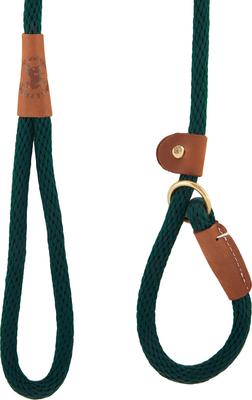 Show full view: Mendota Products Large Slip Solid Rope Dog Leash, Hunter Green, 6-ft long, 1/2-in wide slide 4 of 9