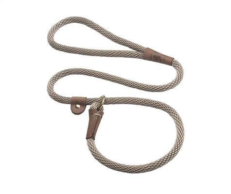 Show full view: Mendota Products Large Slip Solid Rope Dog Leash, Tan, 6-ft long, 1/2-in wide slide 1 of 9