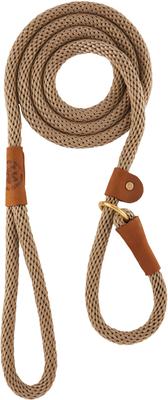 Show full view: Mendota Products Large Slip Solid Rope Dog Leash, Tan, 6-ft long, 1/2-in wide slide 3 of 9