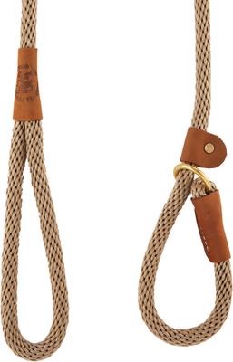Show full view: Mendota Products Large Slip Solid Rope Dog Leash, Tan, 6-ft long, 1/2-in wide slide 4 of 9