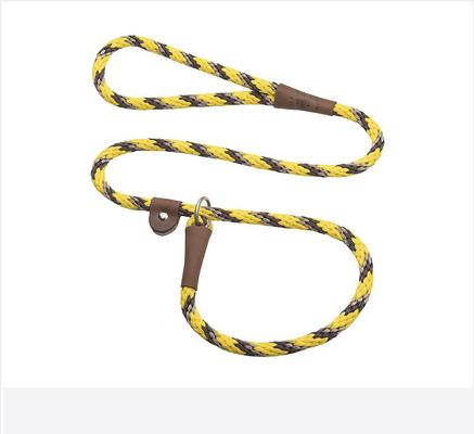 Show full view: Mendota Products Large Slip Striped Rope Dog Leash, Harvest, 6-ft long, 1/2-in wide slide 1 of 7