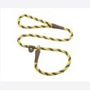 Mendota Products Large Slip Striped Rope Dog Leash, Harvest, 6-ft long, 1/2-in wide
