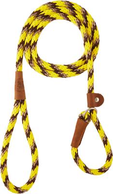 Show full view: Mendota Products Large Slip Striped Rope Dog Leash, Harvest, 6-ft long, 1/2-in wide slide 2 of 7