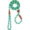 Show in main carousel: Mendota Products Large Slip Striped Rope Dog Leash, Ivy, 6-ft long, 1/2-in wide slide 3 of 8