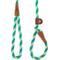 Show in main carousel: Mendota Products Large Slip Striped Rope Dog Leash, Ivy, 6-ft long, 1/2-in wide slide 4 of 8