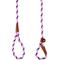 Show in main carousel: Mendota Products Large Slip Striped Rope Dog Leash, Lilac, 4-ft long, 1/2-in wide slide 3 of 7