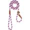 Show in main carousel: Mendota Products Large Slip Striped Rope Dog Leash, Lilac, 6-ft long, 1/2-in wide slide 2 of 7