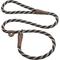 Show in main carousel: Mendota Products Large Slip Striped Rope Dog Leash, Mocha, 4-ft long, 1/2-in wide slide 1 of 7