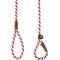 Show in main carousel: Mendota Products Large Slip Striped Rope Dog Leash, Pink Chocolate, 6-ft long, 1/2-in wide slide 3 of 7