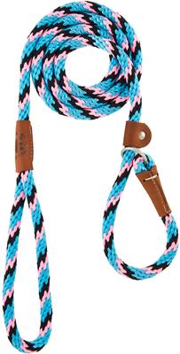 Show full view: Mendota Products Large Slip Striped Rope Dog Leash, Starbright, 6-ft long, 1/2-in wide slide 2 of 7
