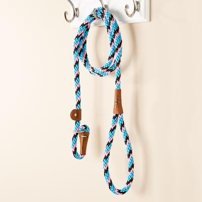 Show full view: Mendota Products Large Slip Striped Rope Dog Leash, Starbright, 6-ft long, 1/2-in wide slide 4 of 7