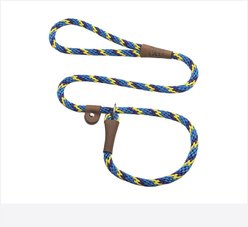 Mendota Products Large Slip Striped Rope Dog Leash, Sunset, 6-ft long, 1/2-in wide