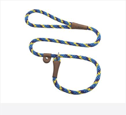 Show full view: Mendota Products Large Slip Striped Rope Dog Leash, Sunset, 6-ft long, 1/2-in wide slide 1 of 7