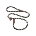 Mendota Products Large Slip Striped Rope Dog Leash, Woodlands, 6-ft long, 1/2-in wide