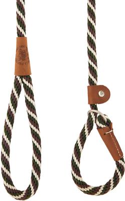 Show full view: Mendota Products Large Slip Striped Rope Dog Leash, Woodlands, 6-ft long, 1/2-in wide slide 3 of 7
