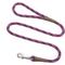 Show in main carousel: Mendota Products Large Snap Checkered Rope Dog Leash, Ruby, 6-ft long, 1/2-in wide slide 1 of 4