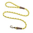 Mendota Products Large Snap Confetti Rope Dog Leash, Hi-Viz Yellow, 6-ft long, 1/2-in wide