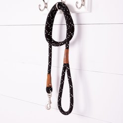 Mendota Products Large Snap Confetti Rope Dog Leash, Night Viz Black, 6-ft long, 1/2-in wide slide 2 of 3