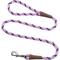 Show in main carousel: Mendota Products Large Snap Striped Rope Dog Leash, Lilac, 4-ft long, 1/2-in wide slide 1 of 4