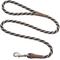 Show in main carousel: Mendota Products Large Snap Striped Rope Dog Leash, Mocha, 6-ft long, 1/2-in wide slide 1 of 3