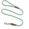 Show in main carousel: Mendota Products Large Snap Striped Rope Dog Leash, Seafoam, 6-ft long, 1/2-in wide slide 1 of 4
