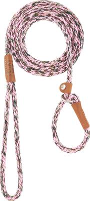 Show full view: Mendota Products Small Slip Camouflage Rope Dog Leash, Pink Camo, 6-ft long, 3/8-in wide slide 2 of 4