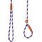 Show in main carousel: Mendota Products Small Slip Checkered Rope Dog Leash, Amethyst, 6-ft long, 3/8-in wide slide 3 of 5