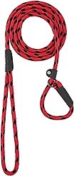Mendota Products Small Slip Checkered Rope Dog Leash, Black Ice Red, 6-ft long, 3/8-in wide slide 2 of 4
