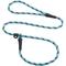 Show in main carousel: Mendota Products Small Slip Checkered Rope Dog Leash, Black Ice Tuquoise, 6-ft long, 3/8-in wide slide 1 of 3