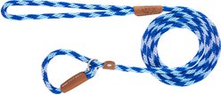 Mendota Products Small Slip Checkered Rope Dog Leash, Sapphire, 6-ft long, 3/8-in wide slide 2 of 4