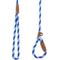 Show in main carousel: Mendota Products Small Slip Checkered Rope Dog Leash, Sapphire, 6-ft long, 3/8-in wide slide 3 of 5