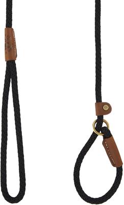 Show full view: Mendota Products Small Slip Solid Rope Dog Leash, Black, 4-ft long, 3/8-in wide slide 3 of 8