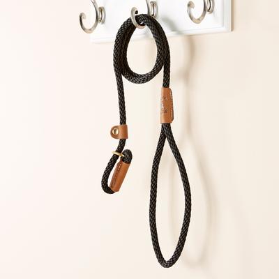 Show full view: Mendota Products Small Slip Solid Rope Dog Leash, Black, 4-ft long, 3/8-in wide slide 5 of 8