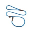 Mendota Products Small Slip Solid Rope Dog Leash, Blue, 4-ft long, 3/8-in wide