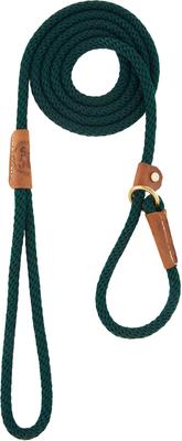 Show full view: Mendota Products Small Slip Solid Rope Dog Leash, Hunter Green, 6-ft long, 3/8-in wide slide 2 of 8