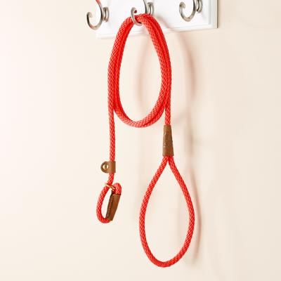 Show full view: Mendota Products Small Slip Solid Rope Dog Leash, Red, 6-ft long, 3/8-in wide slide 5 of 8