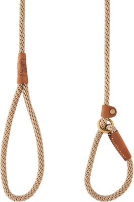 Show full view: Mendota Products Small Slip Solid Rope Dog Leash, Tan, 4-ft long, 3/8-in wide slide 3 of 8