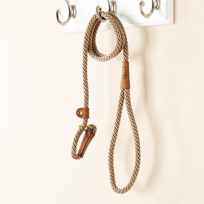 Show full view: Mendota Products Small Slip Solid Rope Dog Leash, Tan, 4-ft long, 3/8-in wide slide 5 of 8