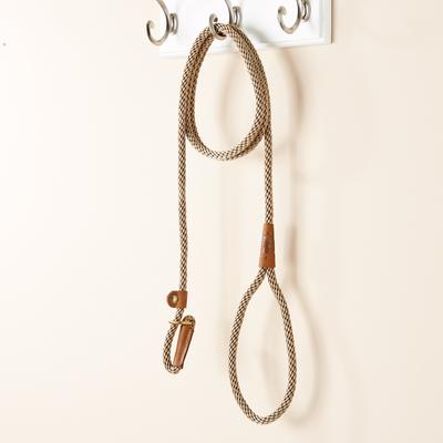 Show full view: Mendota Products Small Slip Solid Rope Dog Leash, Tan, 6-ft long, 3/8-in wide slide 6 of 9